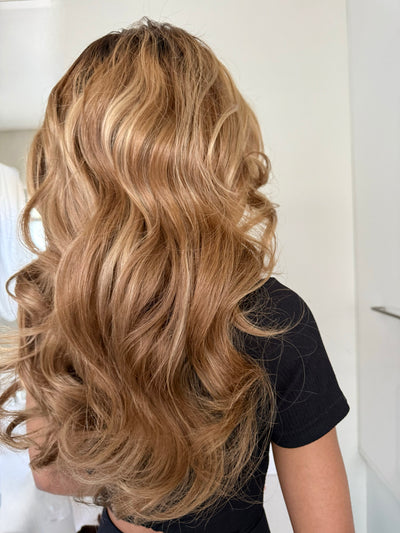 18” RAW Cambodian Ash Blonde - Double Drawn
